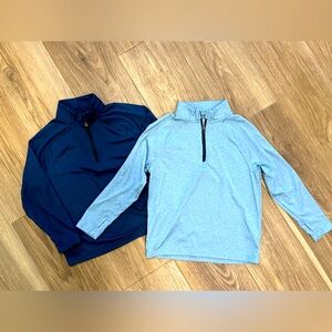 PAIR!! 2 quarter zip active tops